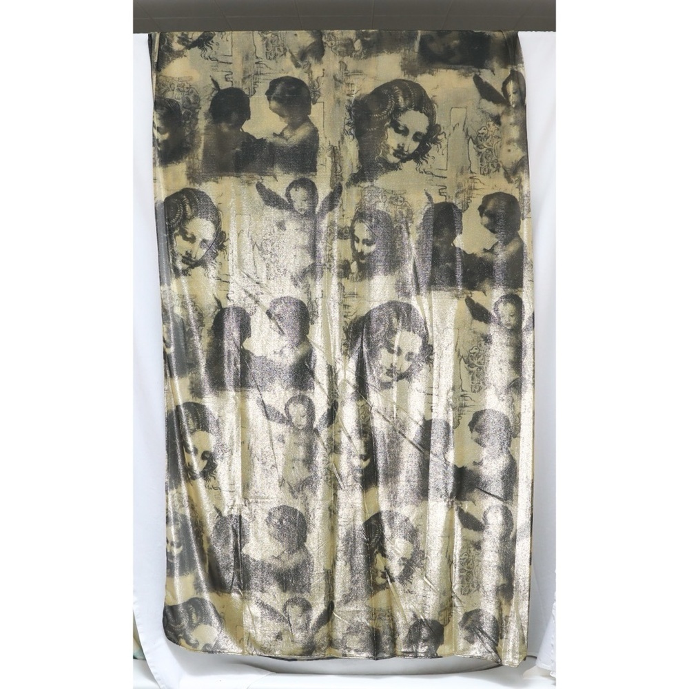 New Tuscany Curtain Panel Mesh Antique Bronze Baroque 72 x 74 in luxury saint